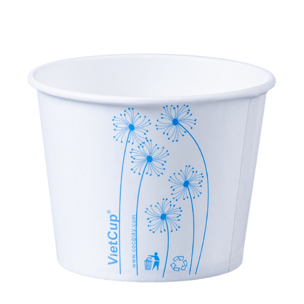Cốc giấy Vietcup cốc kem 12oz dùng 1 lần - 360ml ( 100 cốc)