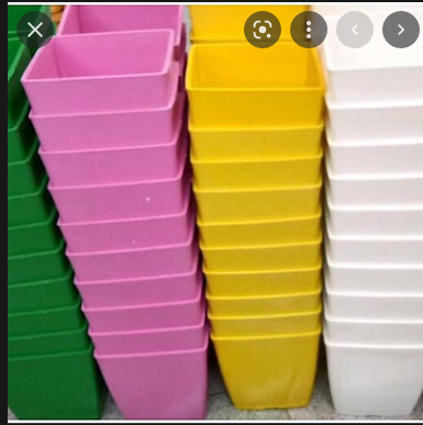 Set 10 Chậu Nhựa Mini Vuông V9