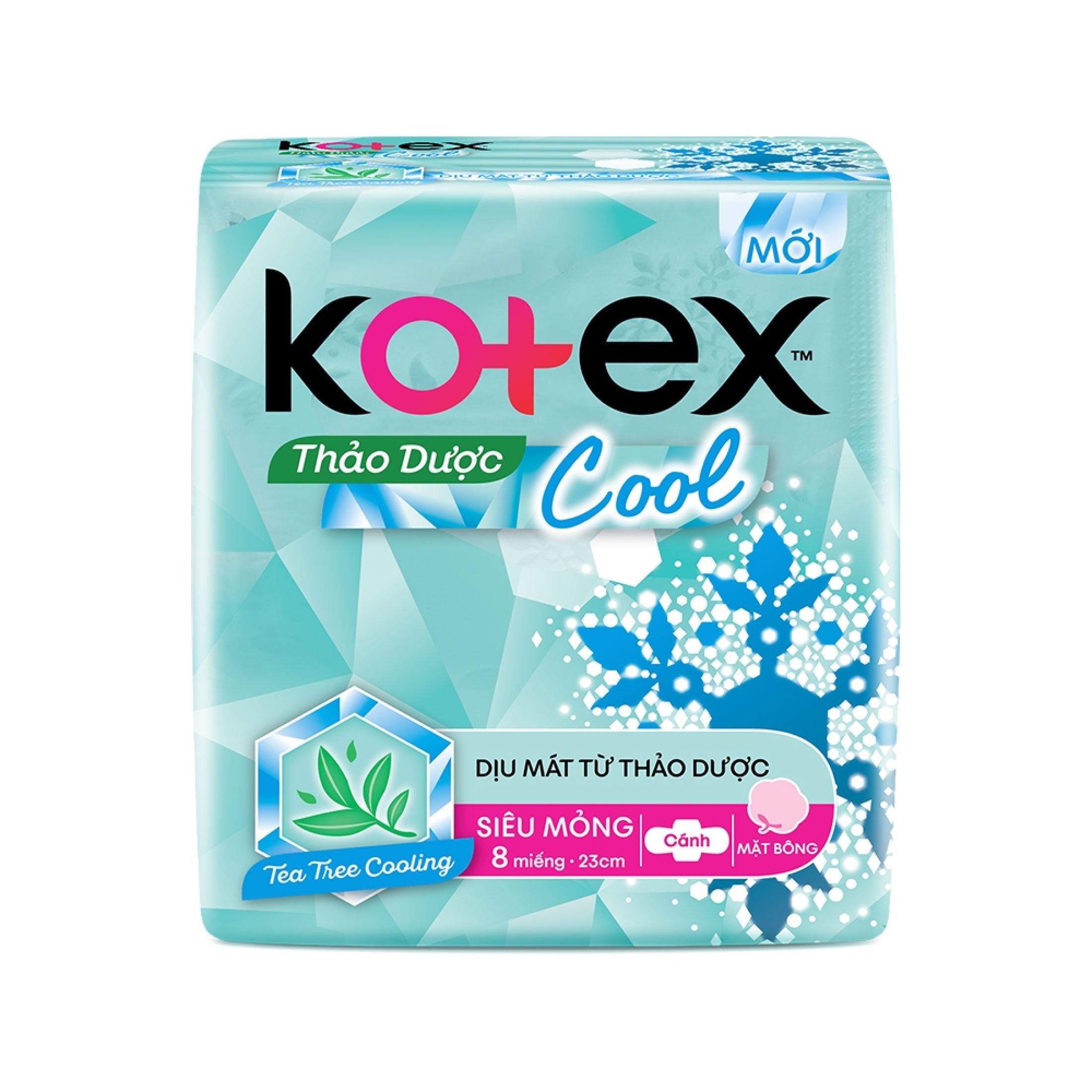 [HCM]Băng vệ sinh Thảo dược Kotex cánh 8 miếng