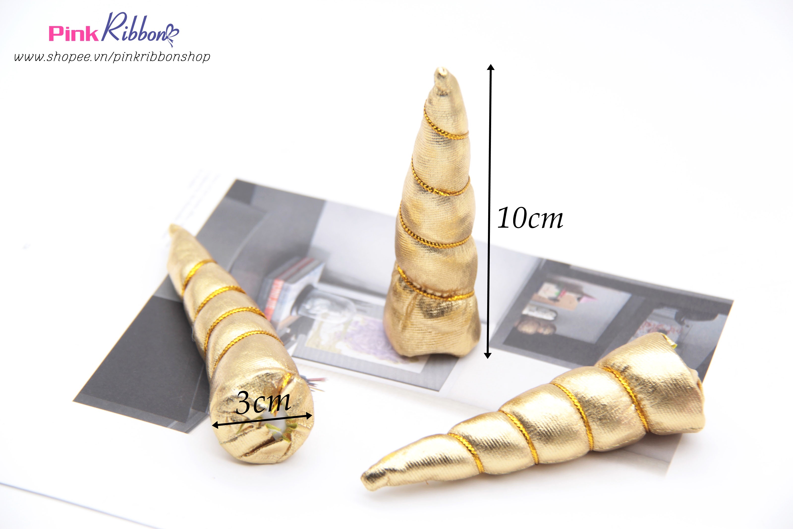 Sừng Unicorn trang trí bờm tóc