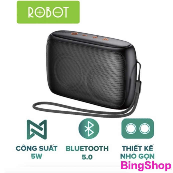 Loa Bluetooth Mini ROBOT RB110 Công Suất 5W Hỗ Trợ Kết Nối USB/Thẻ Nhớ TF