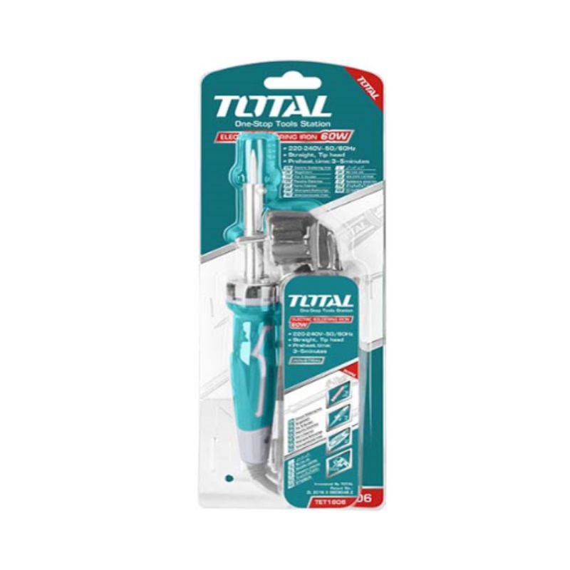 Mỏ hàn chì 60w total tet1606 - làm nóng nhanh