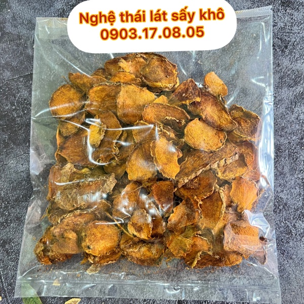 Nghệ thái lát sấy khô (từ 100gr)