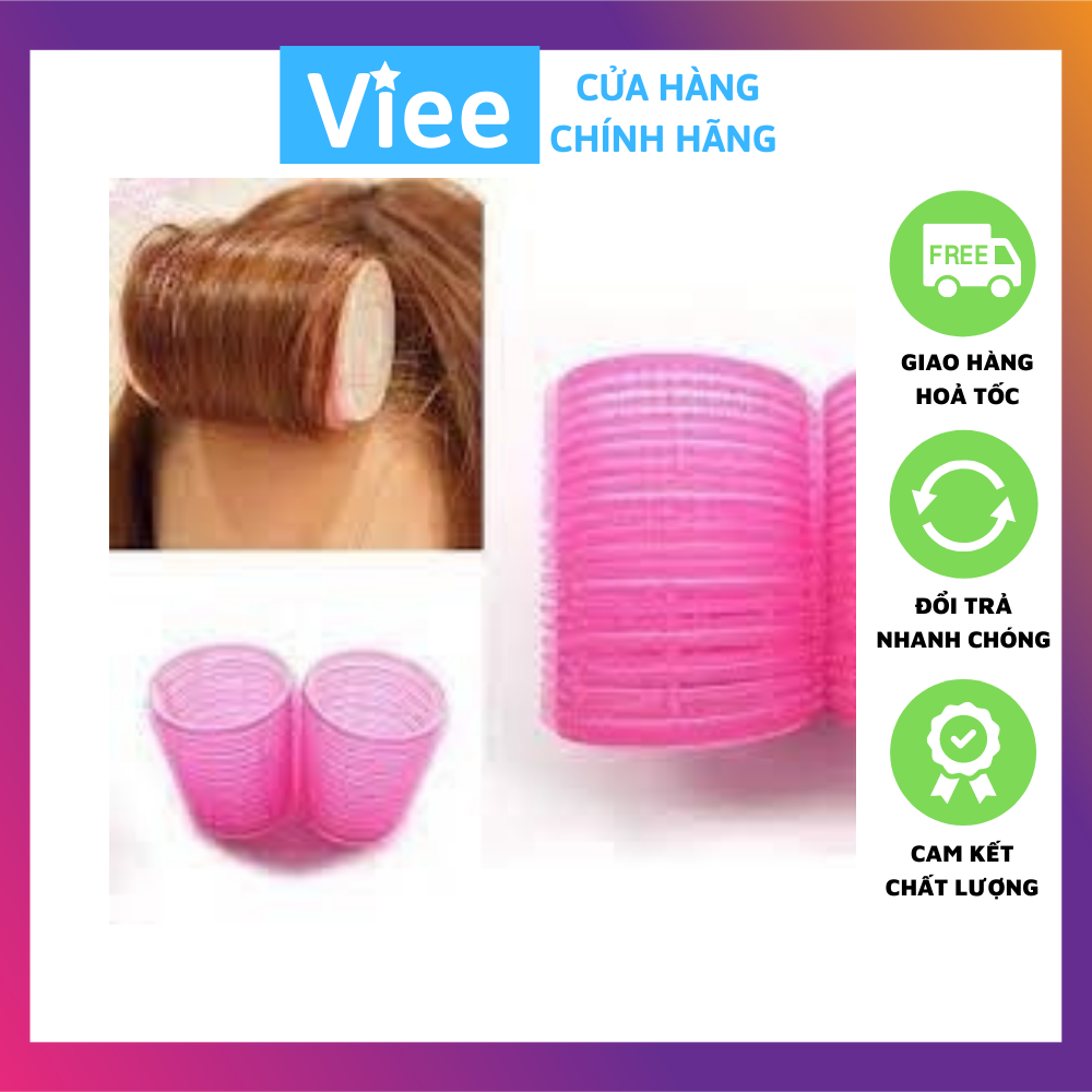 Bộ 6 Lô cuốn tóc tạo kiểu tự dính (Giao Màu Ngẫu Nhiên)