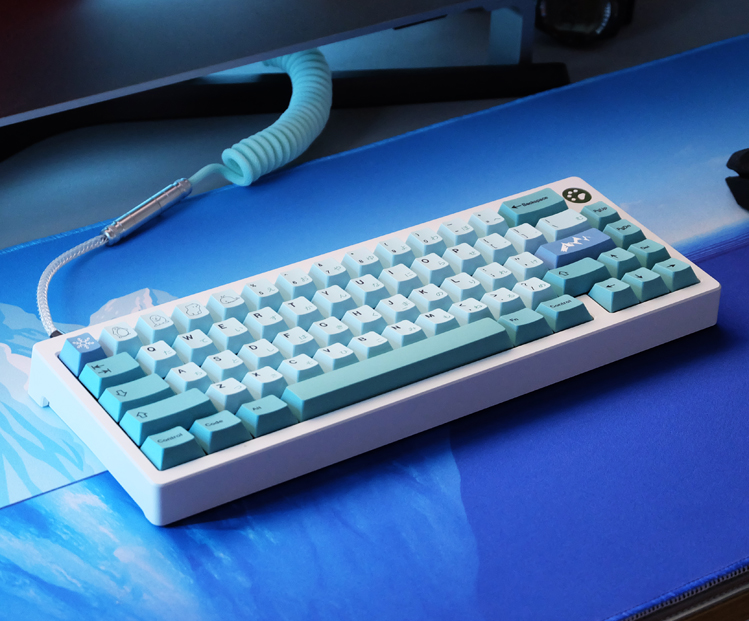 Iceberg Keycap XDA Height Keycaps Blue White Mechanical Keyboard Keycap Mechanical Keyboard Accessories Keycaps All Layout Keyboard