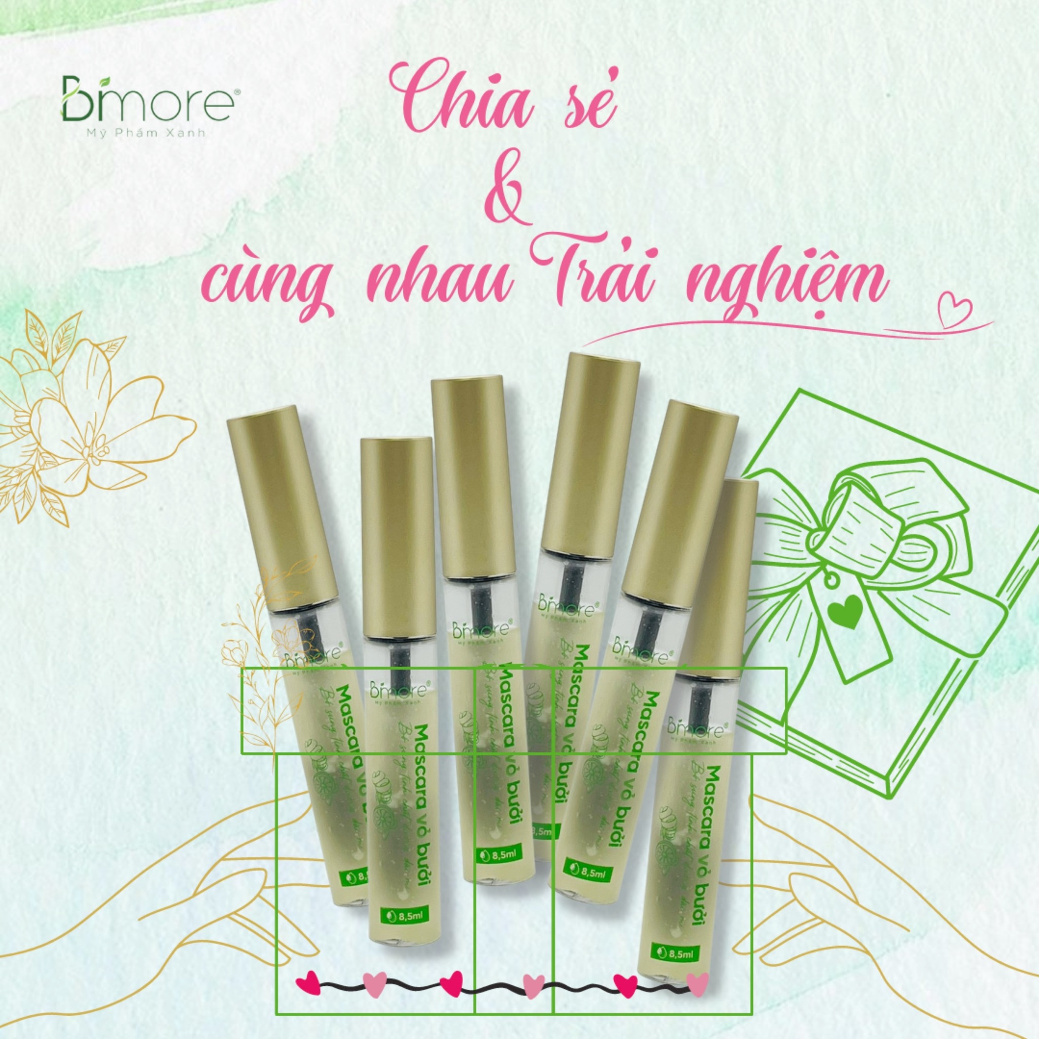 Combo 3 Mascara Dầu Castor Dưỡng Dài Mi Bimore