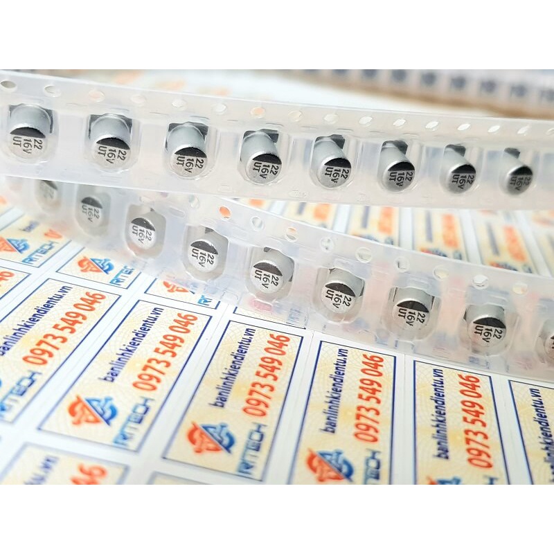 Tụ nhôm 22uf 16v kích thước 4×5.4mm