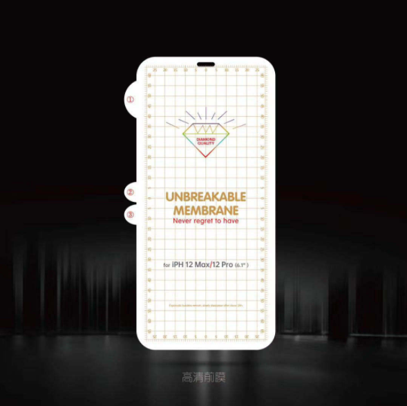 Bộ Dán PPF mặt trước, sau cho iPhone 12 , 12 Pro 6.1 + tặng gạt dán