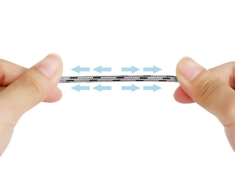 Cáp sạc đa năng 3 in 1 dây dù MICRO/LIGHTNING/TYPE-C