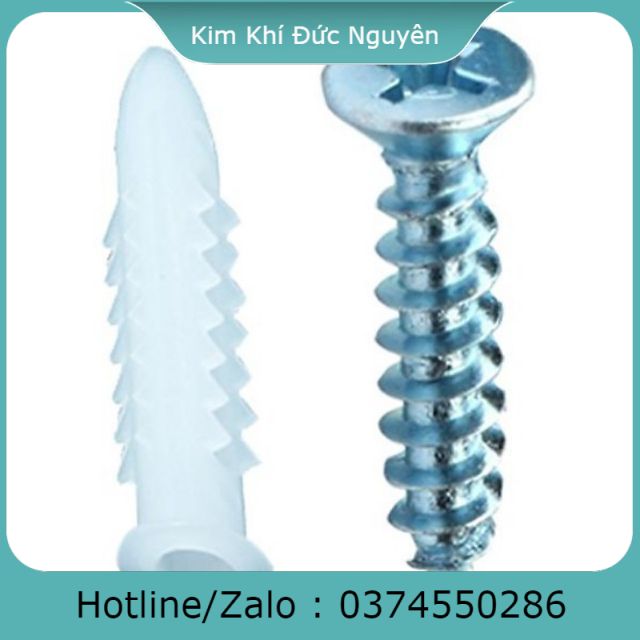 Vít bắt tắc kê nhựa 2f 3f 4f 5f 6f 7f | 100g