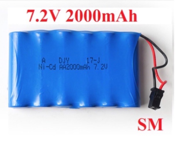 [HCM]Pin ni-cd 2000mah 7.2v