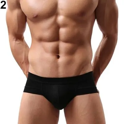 wenchengbo® Men's Sexy Breathable Trunks Underwear Boxer Briefs Shorts Bulge Pouch Comfy Soft Underpants
