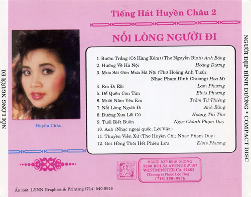 bộ 6 đĩa cd nhạc NDBD 2