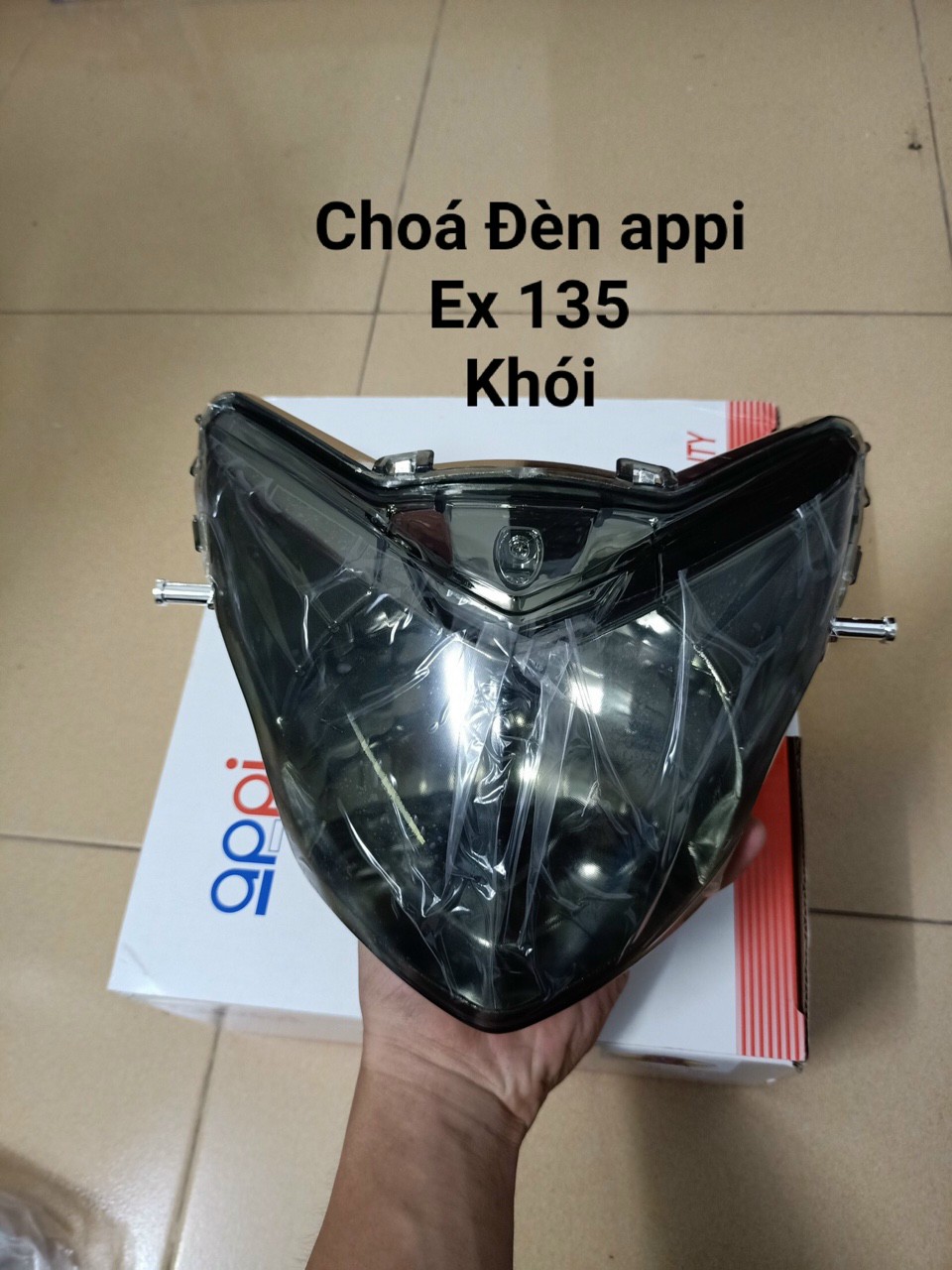Chóa đèn appi gắn xe exciter 135 2011 - 2014 màu khói