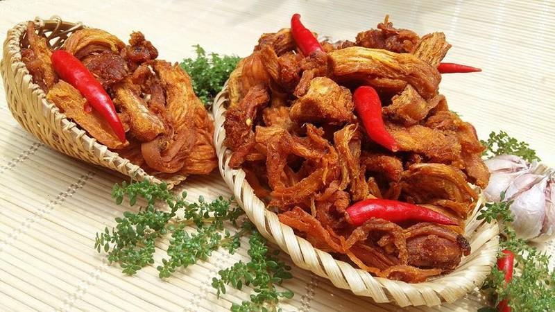 Sỉ 3kg khô gà lá chanh xé cay