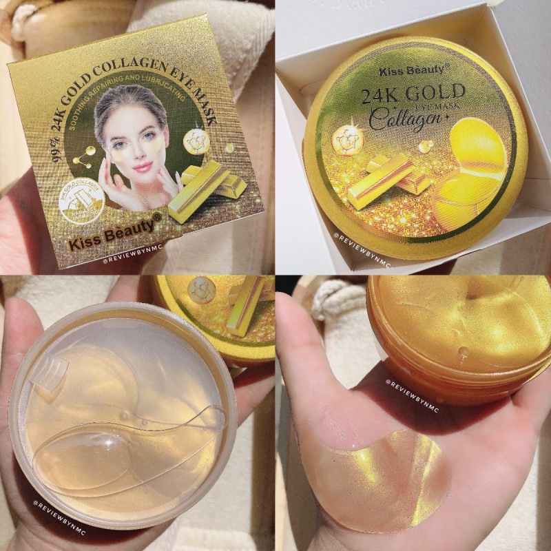Nạ mắt 24k Gold Collagen Kiss Beauty hộp 60 miếng giá rẻ