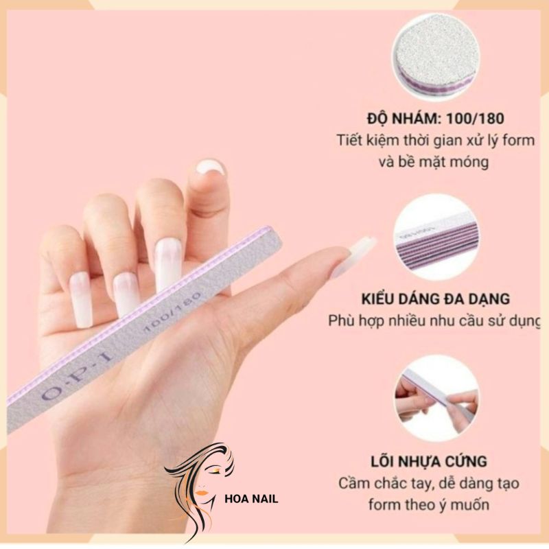 Dũa móng tay O.P.I các loại dáng
