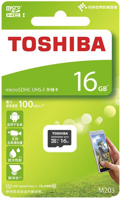 Thẻ nhớ MicroSD 16G TOSHIBA Box