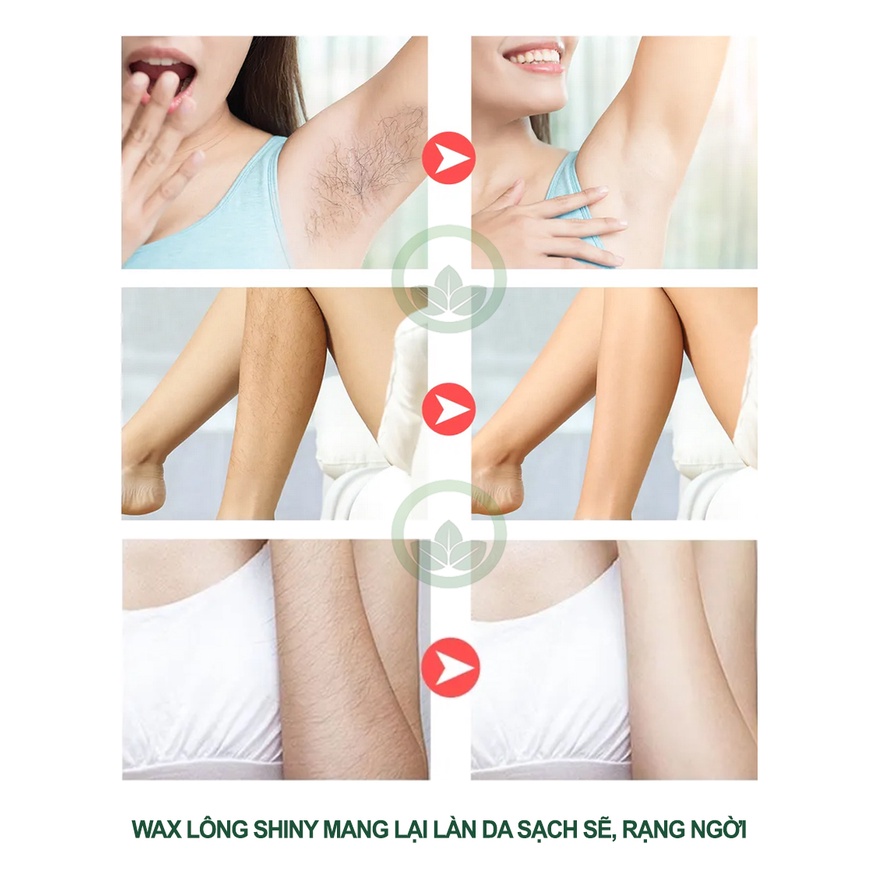Combo sáp wax lông nhân sâm và mỡ trăn nguyên chất 10ml