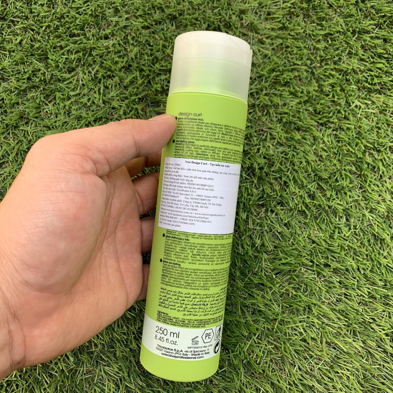 Tạo kiểu tóc xoăn Now Design Curl Selective 250ml NEW-