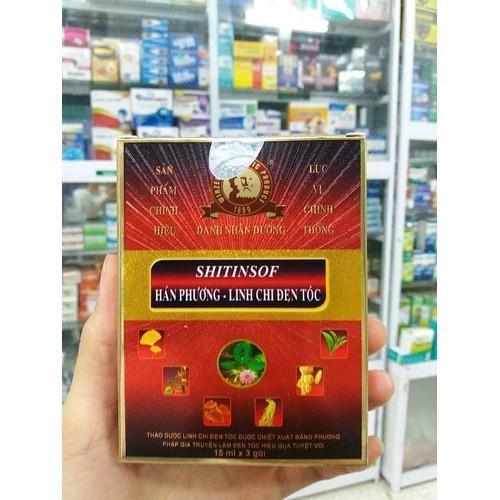 Combo 5 hộp Shitinsof hán phương linh chi đen tóc