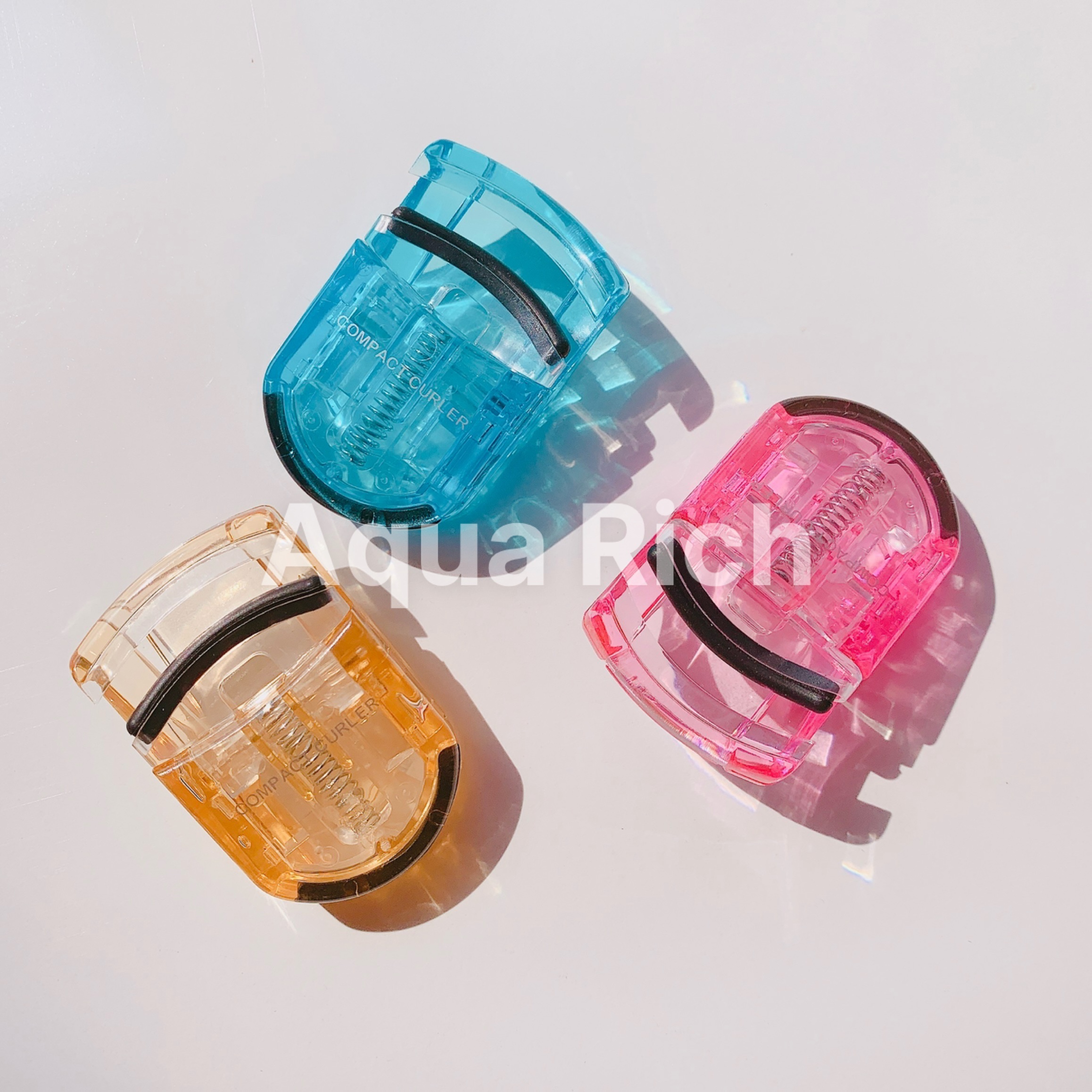 Kẹp Bấm Mi Kai Compact Eyelash Curler Nhật Bản [Xanh - Hồng - Vàng]
