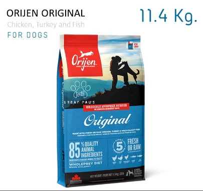 Orijen original dog food
