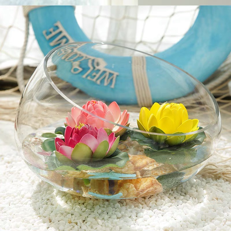 Hoa Giả Hoa Sen Thả Nước 10Cm