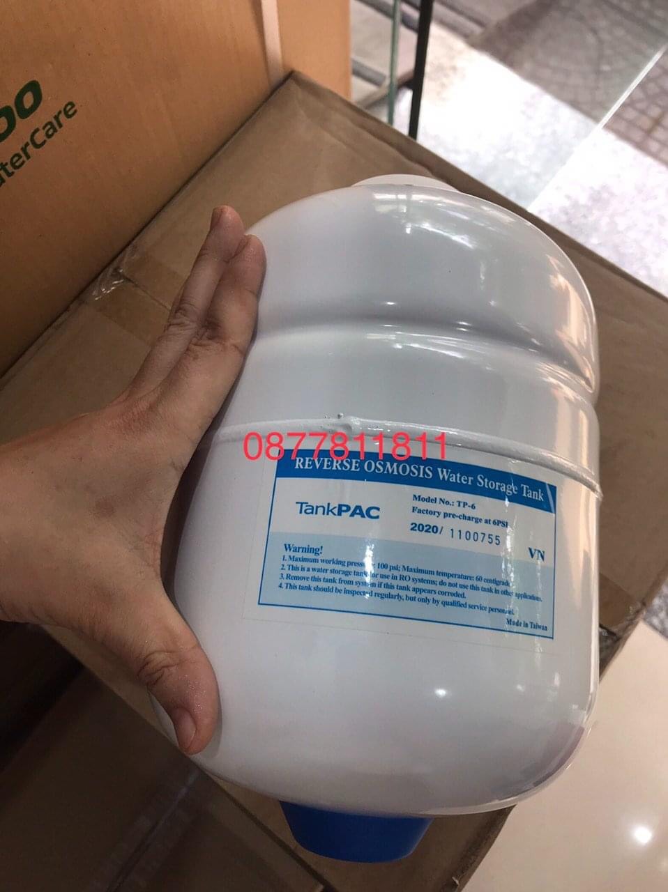 Bình áp nhỏ 4L dùng cho máy lọc nước Sunhouse, Korihome, Aosmith, Mutosi, Aqua...