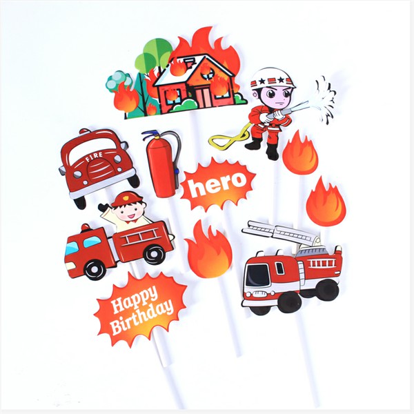 Sp006041 que cắm lính cứu hỏa hero đỏ