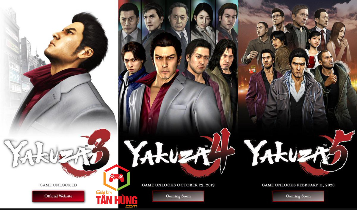 Đĩa Game Ps4 The Yakuza Remastered Collection