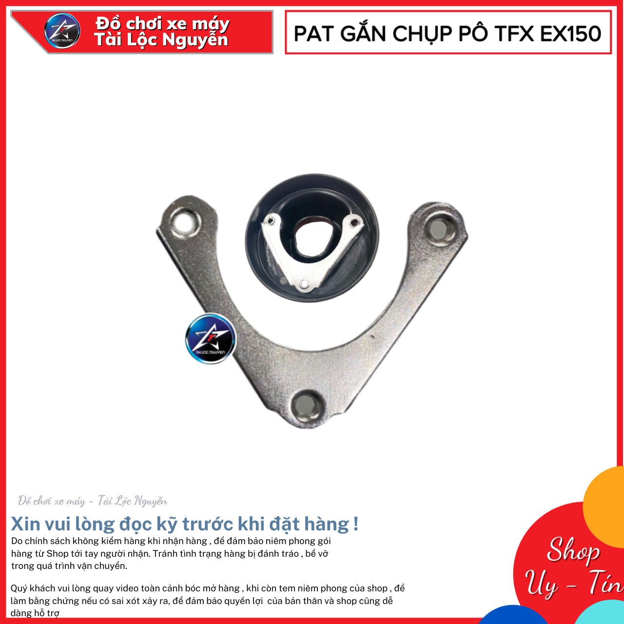 PAT CHỤP PÔ TFX CHO EXCITER 150