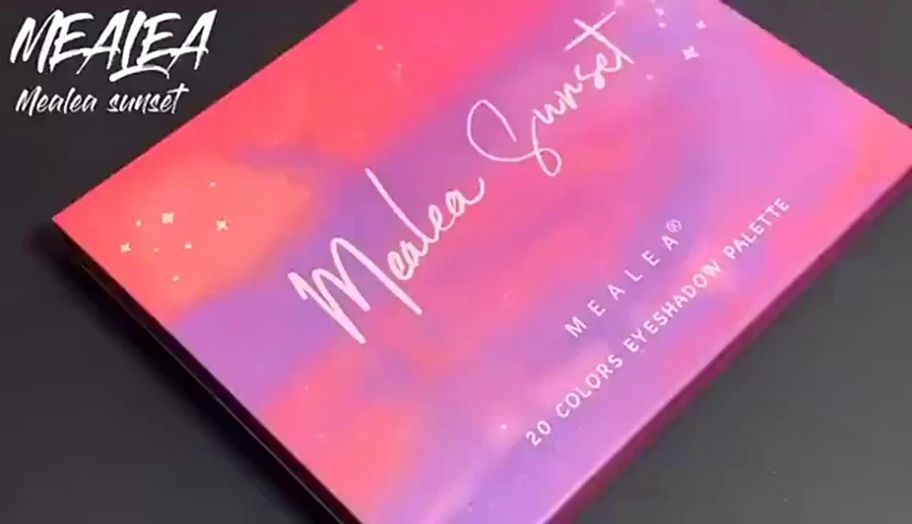 Bảng Phấn Mắt Nhũ Lì 20 Ô Mealea Sunset