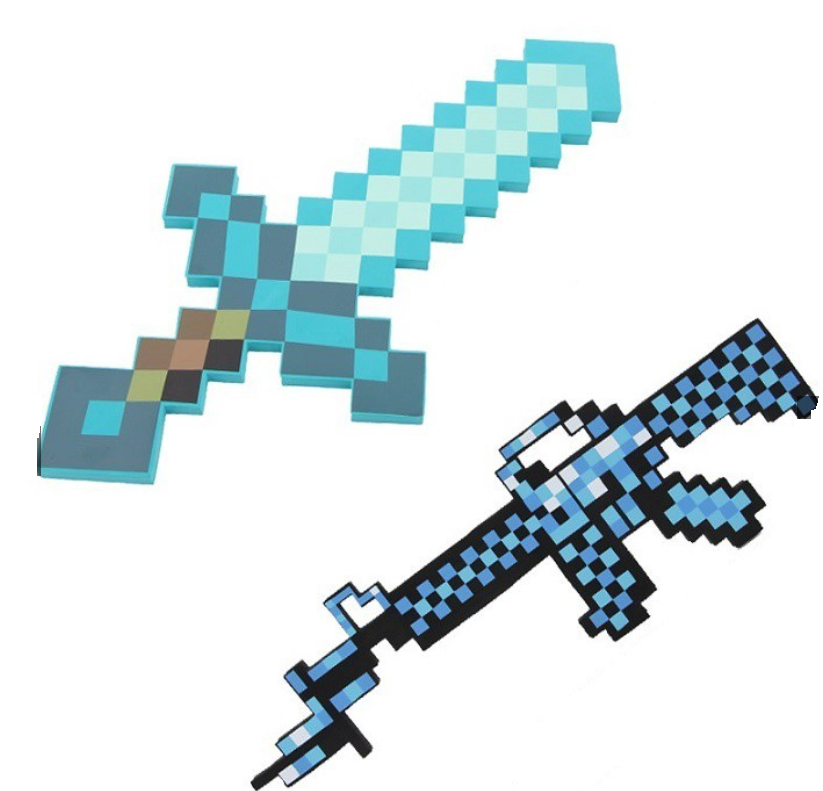 [HCM]Combo kiếm sung minecraft kim cương