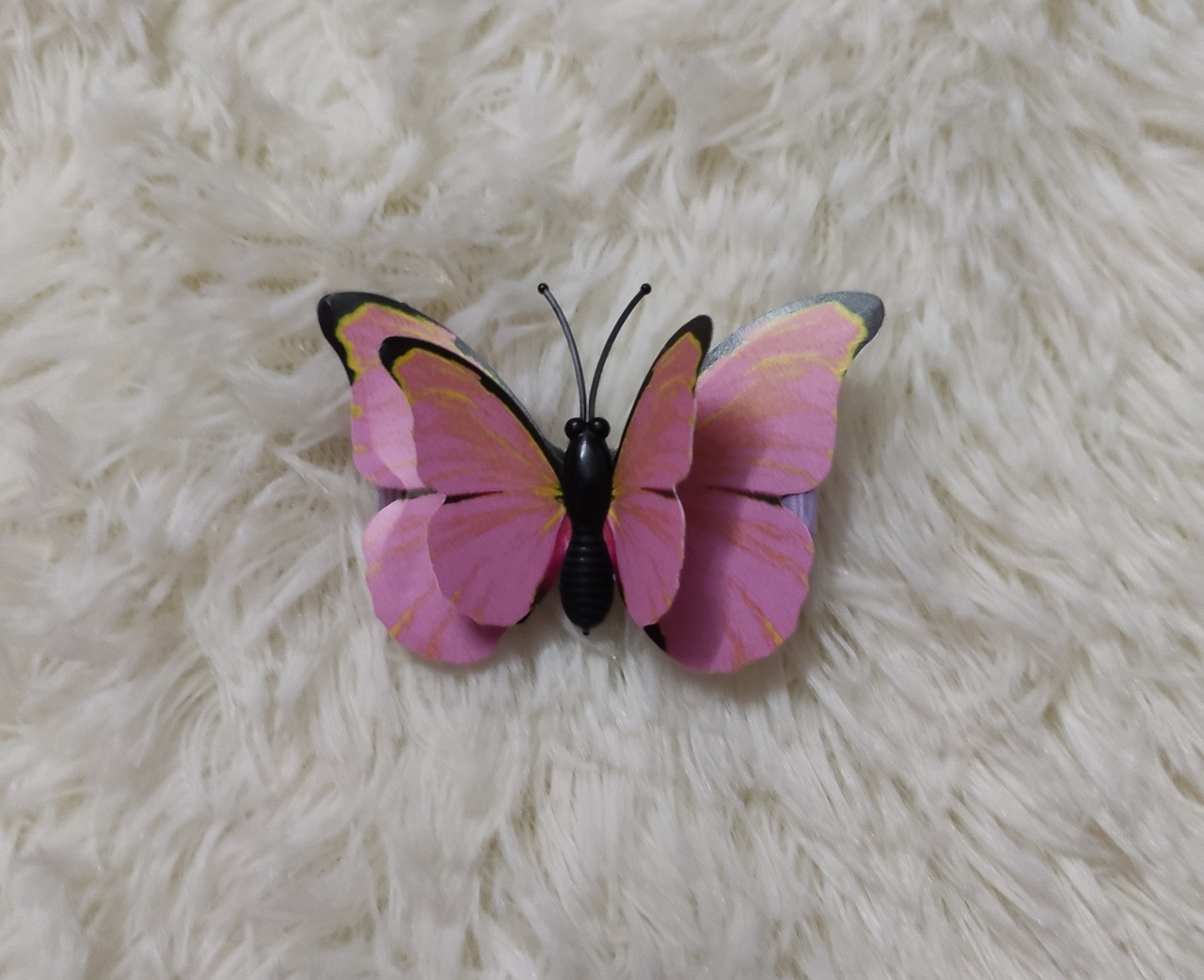 Kẹp handmade bướm nổi 2 lớp 3D
