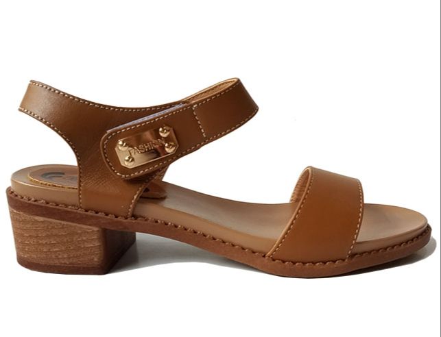 Giày Sandal Cao Gót Nữ Da Bò Thật BIGBEN Cao 4 Phân CG88