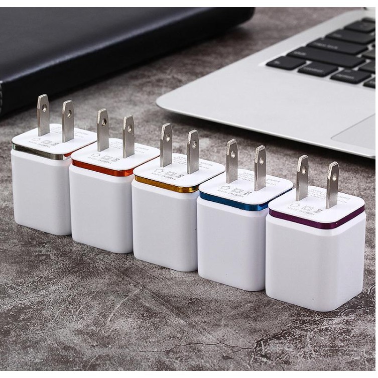 Cốc sạc 5v 2 cổng 1A và 2A
