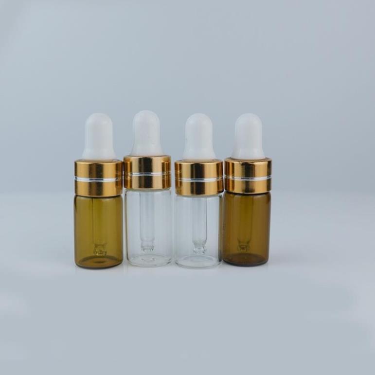 Chai đựng tinh dầu serum thân mỏng ống bóp 3ml 5ml