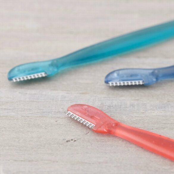Set 3 dao cạo lông mày cán dài KAI nội địa Nhật Bản