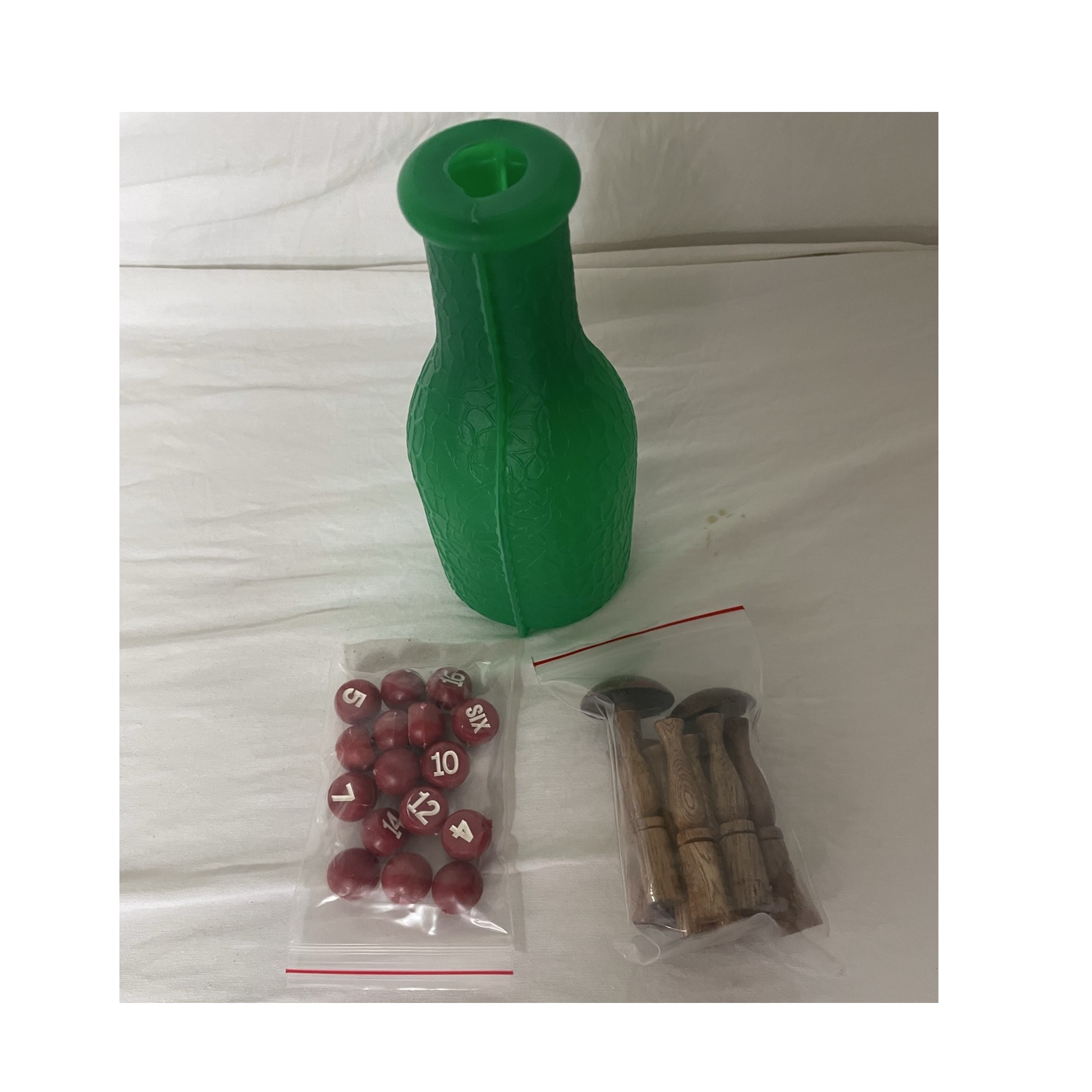 Combo bộ dù, bộ số đỏ, bình lắc đánh bida dù