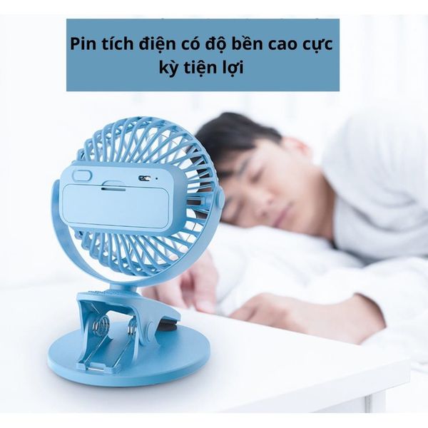 Clip-on rechargeable desktop fan - UC-7AF9-11