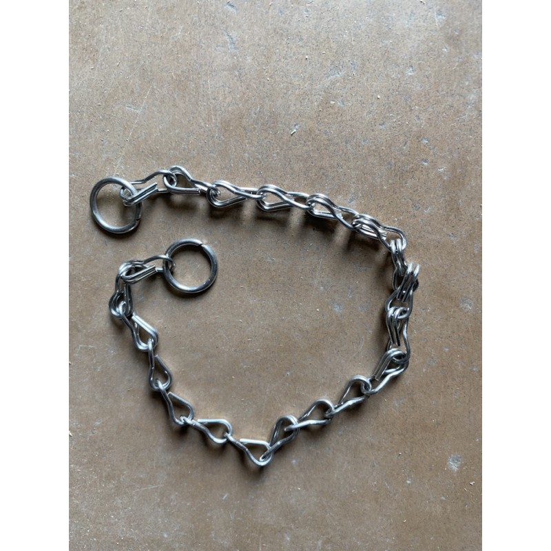 Vòng cổ chó mèo inox loại bé