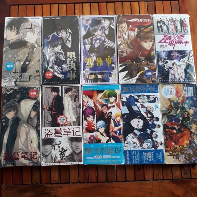 Postcard Anime postcard Sát phá lang Tớ muốn ăn tụy của cậu Fate Grand Order Code Geass Trấn Hồn Nhai