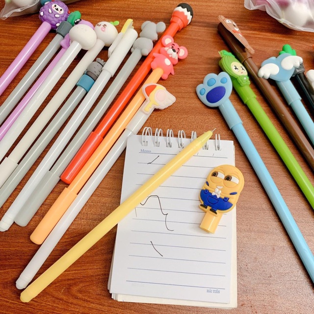 Set 20 chiếc bút cute, combo 20 chiếc bút kim mực nước siêu cute