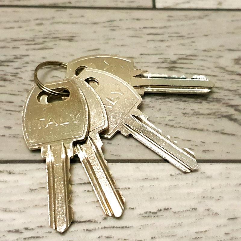 Ổ Khóa Đồng Thau ELIS 5cm Logo đỏ ( made in Italy )