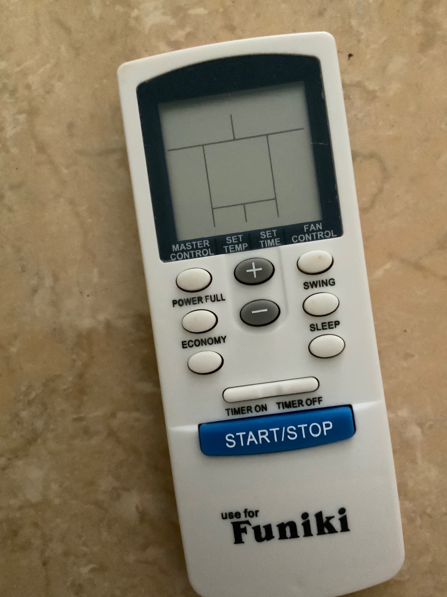 Điều khiển điều hoà Funiki - Remote máy lạnh Funiki (mẫu 3)