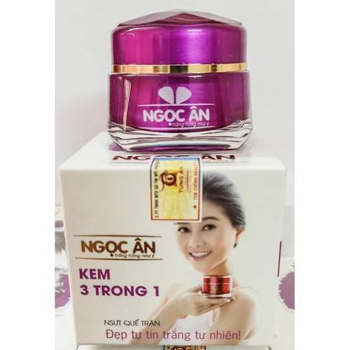 Kem dưỡng trắng, mờ nám, ngừa mụn ngọc ân 3 trong 1 - 12g