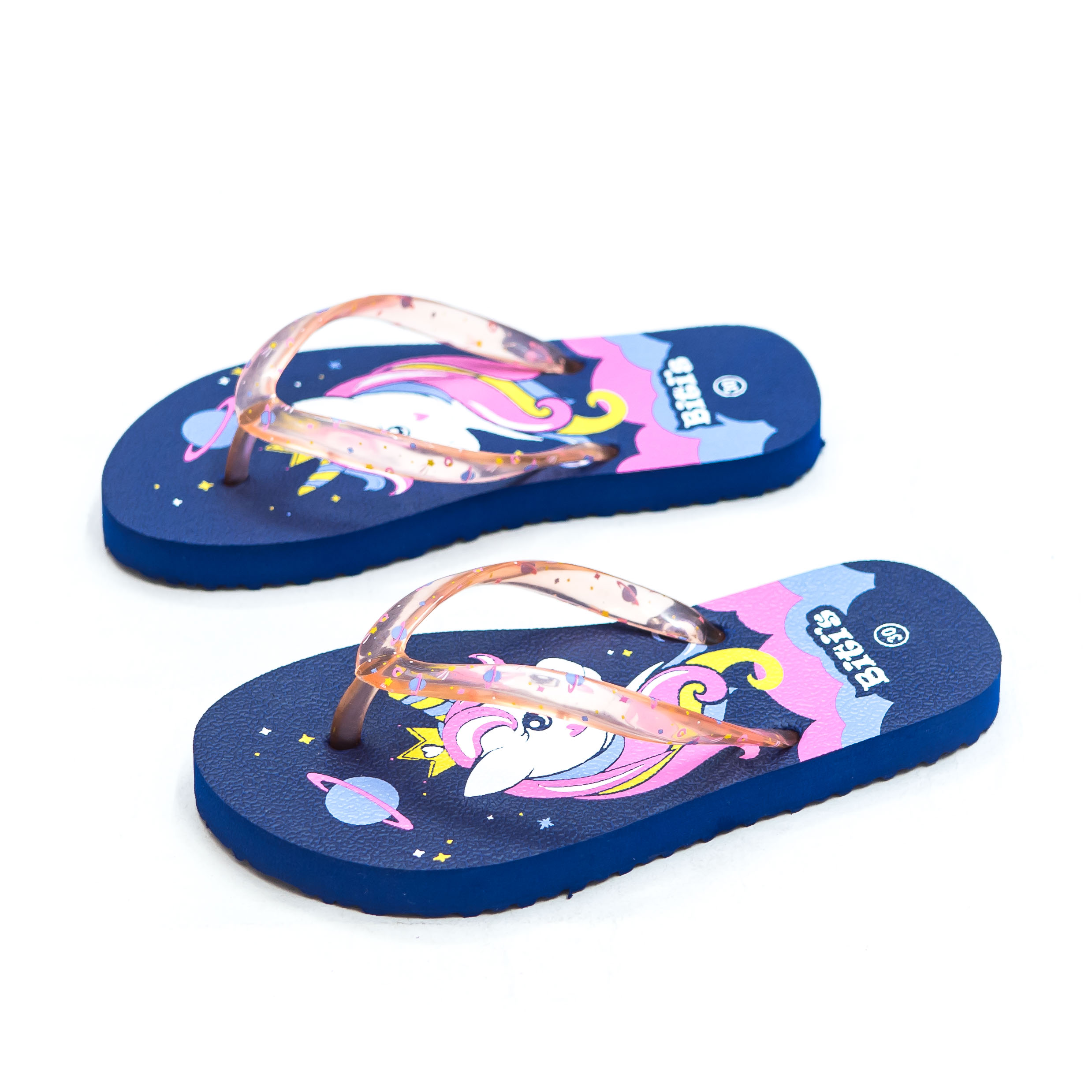 Dép lào xốp xỏ ngón bé gái bitis hoạt hình ngựa pony xinh xắn blg000100 - bitis