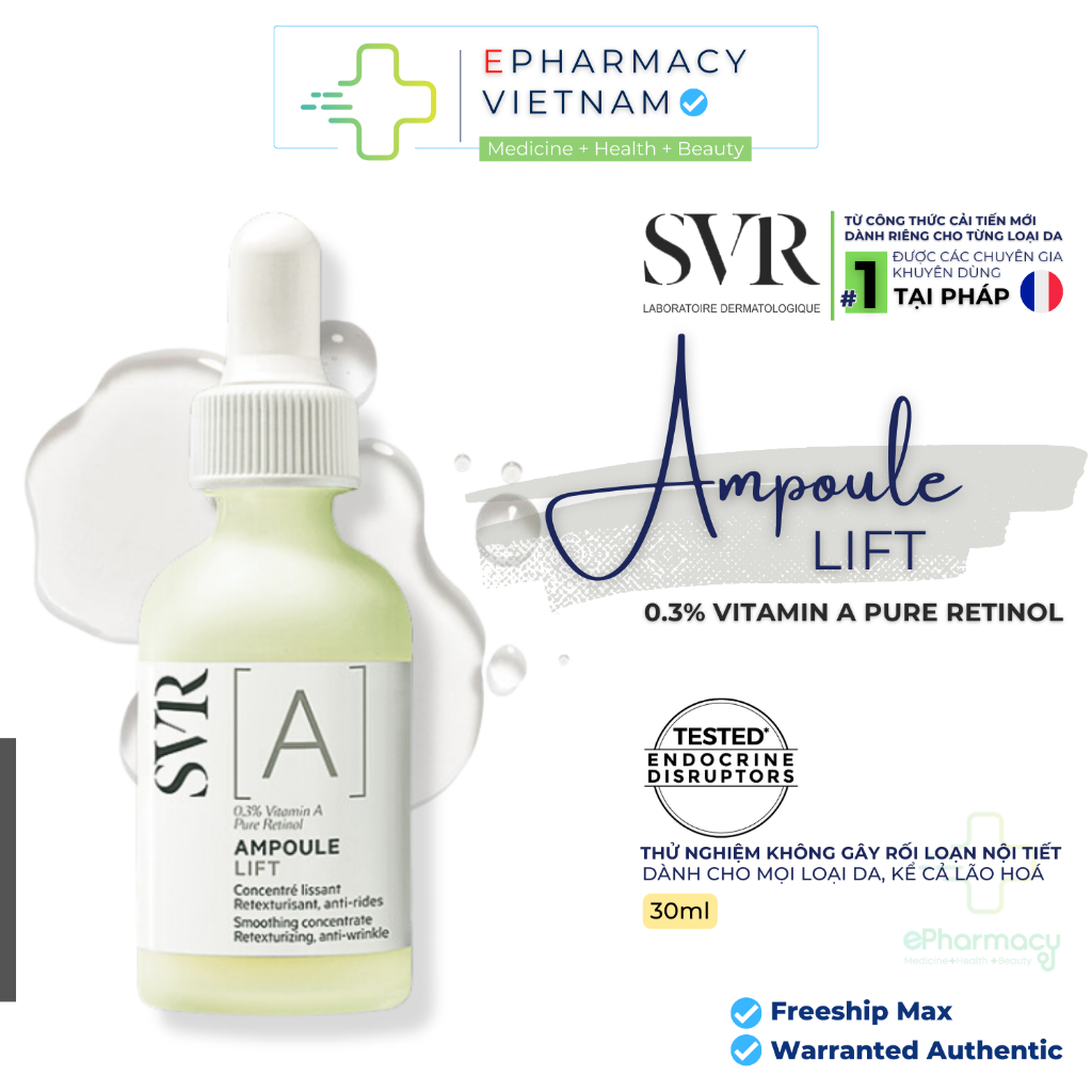 RETINOID Serum SVR [A] 0.3% Retinol Ampoule Lift