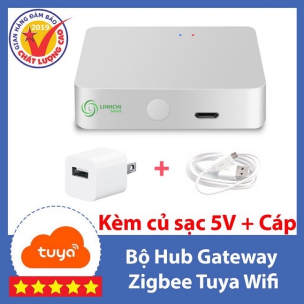 Bảng giá [Sẵn Hàng] Bộ Hub Gateway Zigbee Tuya wifi chính hãng bảo hành 12 tháng (tùy chọn) Phong Vũ